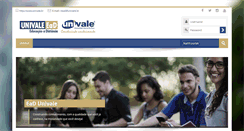 Desktop Screenshot of ead.univale.br