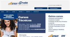 Desktop Screenshot of eteit.univale.br